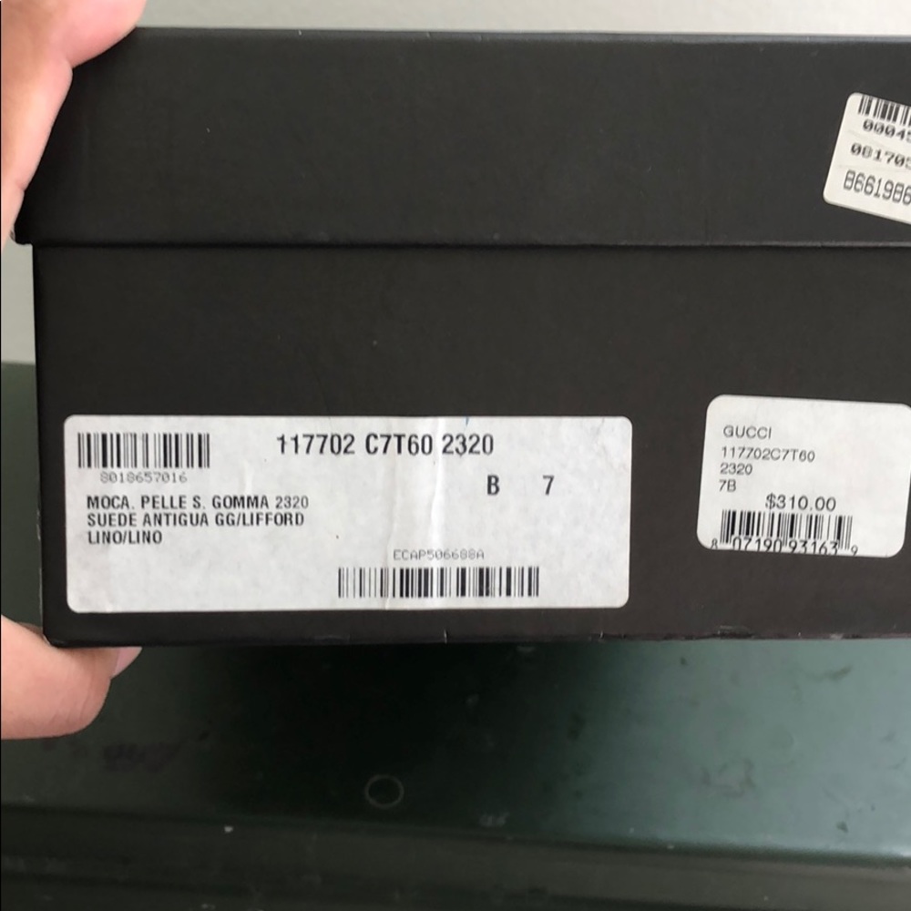 Tan Suede Gucci Driving Loafers